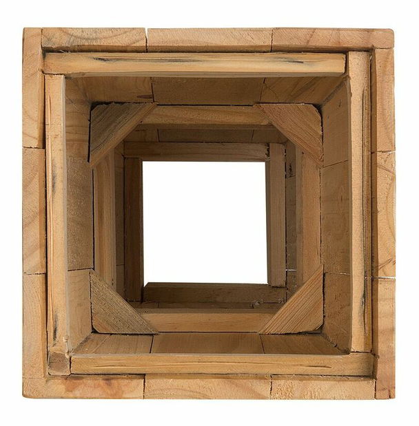 Kvetináč LOMBARDI 60x28x26 cm (drevo) (svetlé drevo)