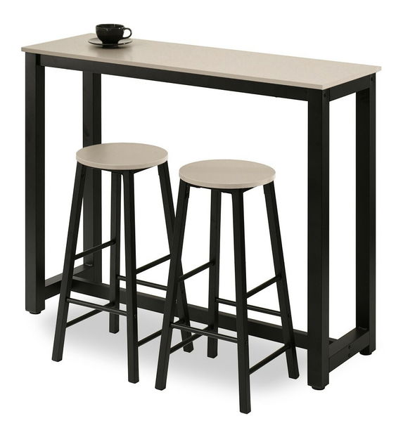 Set mobilier bar Reporte (negru)