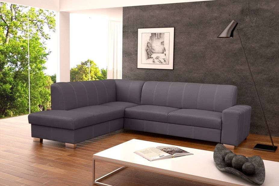 Sarokkanapé Seymour (sötétszürke) (B)