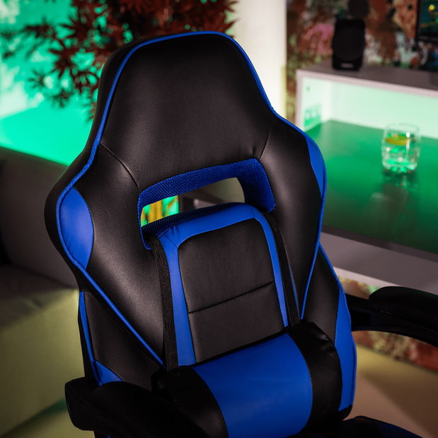 Kancelárske kreslo Gazania (modrá)