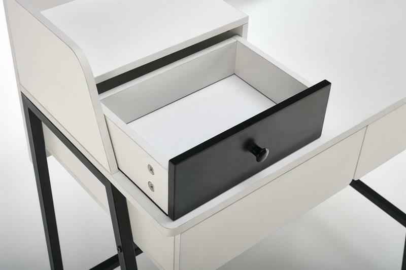 Toaletni stolić Ali (bijela + crna)