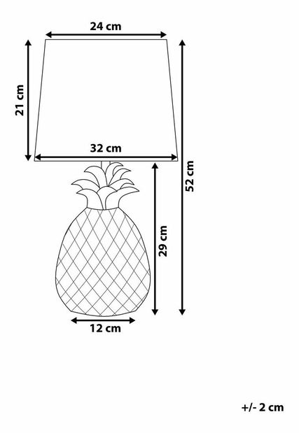 Asztali lámpa Passau (ezüst)