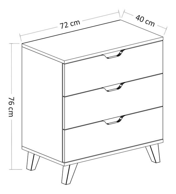 Dormitor Venezia 3 (Alb)