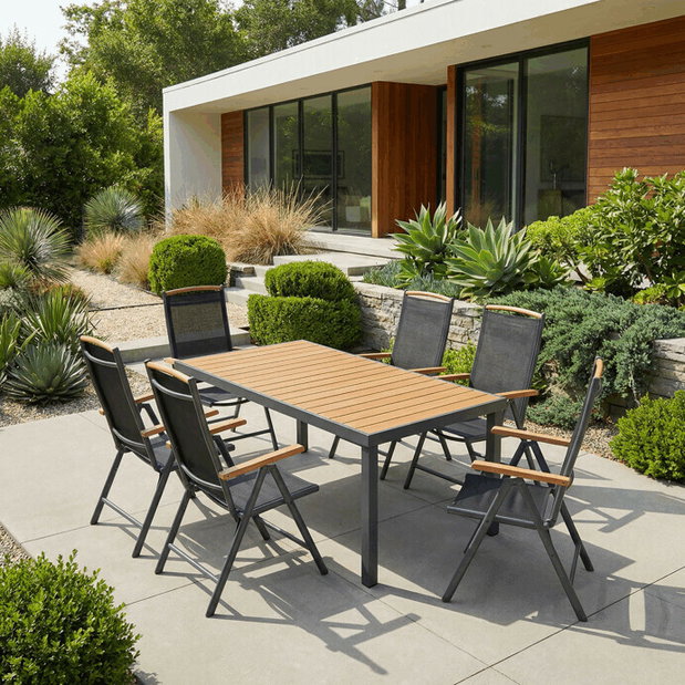 Záhradný stôl Winko (sivá)