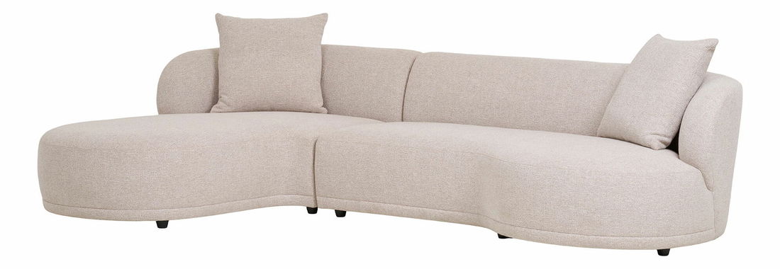 Rohová sedacia súprava (L) Kaveria (prírodná)