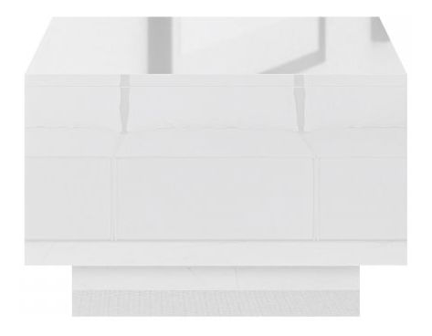 Măsuță de cafea cu sp depozitare Naeska 60 x 60 (alb lucios) *vânzare