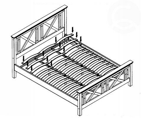 Manželská posteľ 180 cm Texas (s roštom)