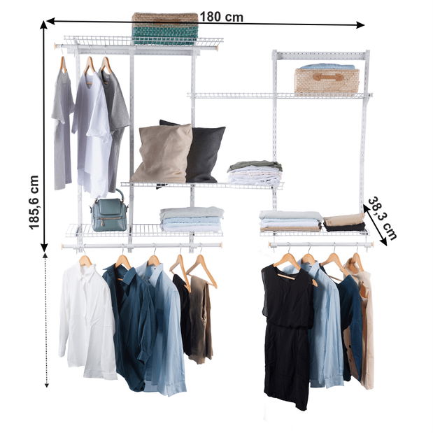 Regál do šatníkovej skrine Ganaro