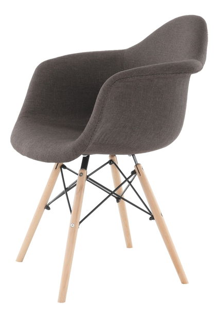 Relaxačné kreslo Hazo typ 2 (hnedá + buk)