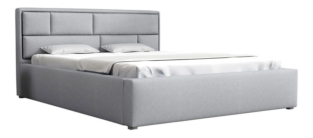 Manželská posteľ 180 cm Nino (sivá)