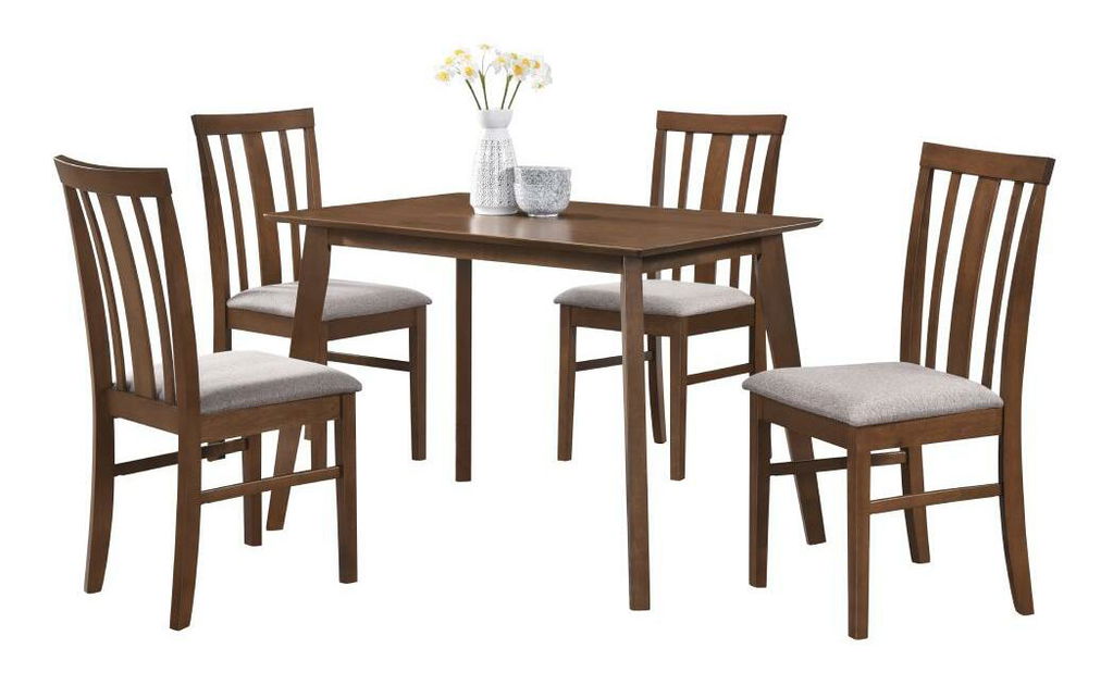 Set mobilier sufragerie Republica (nuc + bej) (pentru 4 persoane)