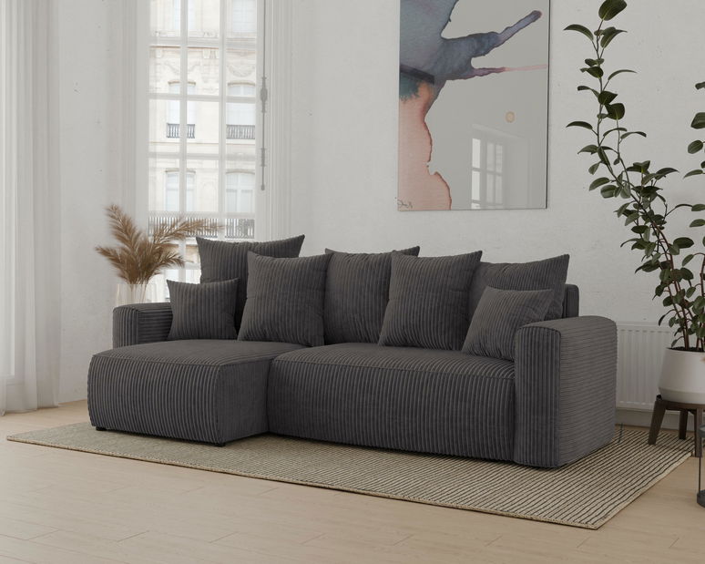 Colțar Denia (S) (gri negru)