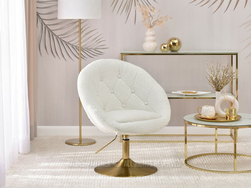 Fotel Lush 3 (krém + fekete)