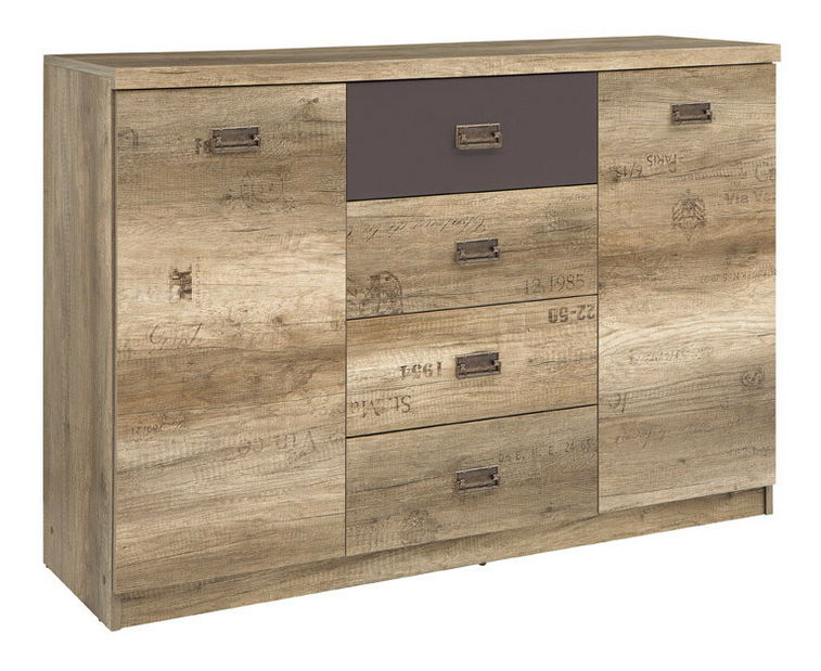 Komoda BRW Malcolm KOM2D4S