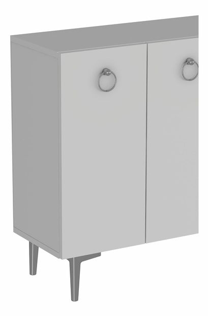 Skrinka Efia (biela + strieborná)