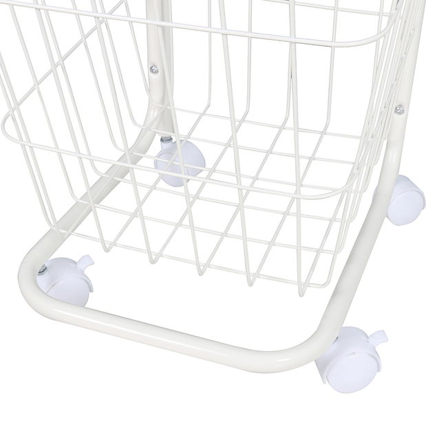 Regál s košíkmi Liffa (biela)