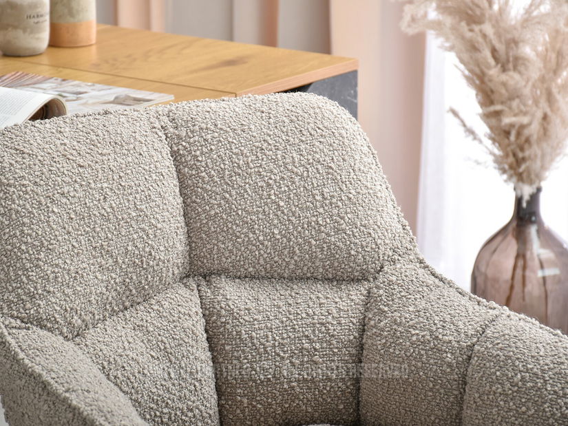 Kreslo Island (béžová + chrómová)