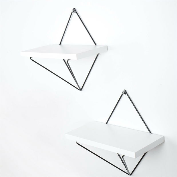 Zidna polica We 1 (crna)