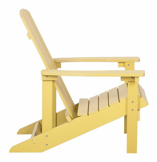 Záhradná stolička Adack (žltá)