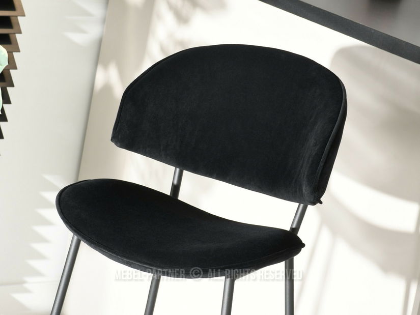 Scaun bar Ninasus (negru)