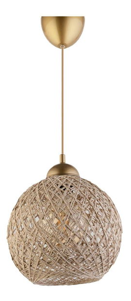 Stropna svjetiljka Clamonerta 2 (smeđa + bijela)