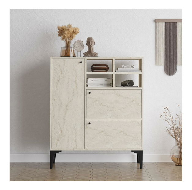 Regál Aliex 2 (travertin)