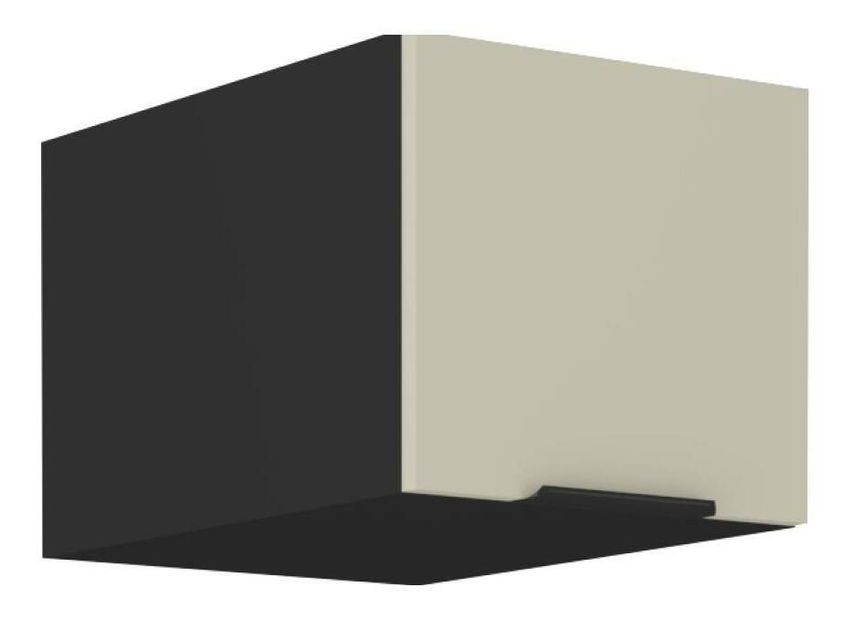 Dulap de bucătărie superior Arikona 40 NAGU 36 1F (cașmir + negru)