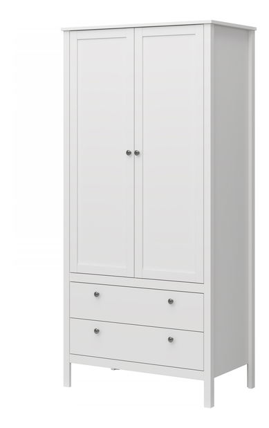 Dulap de haine Olna (alb)