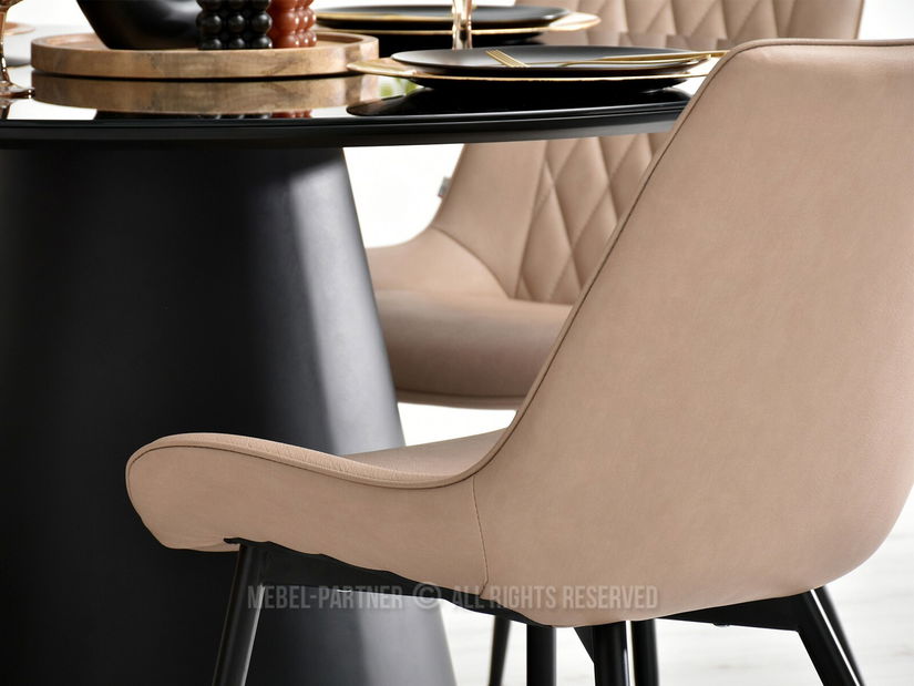 Scaun Aron (bej + auriu)