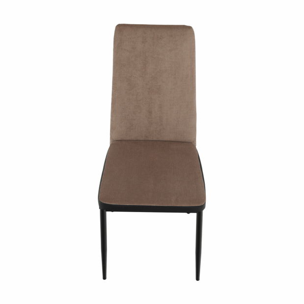 Blagovaonska stolica Enrico (svijetlo smeđa + crna)