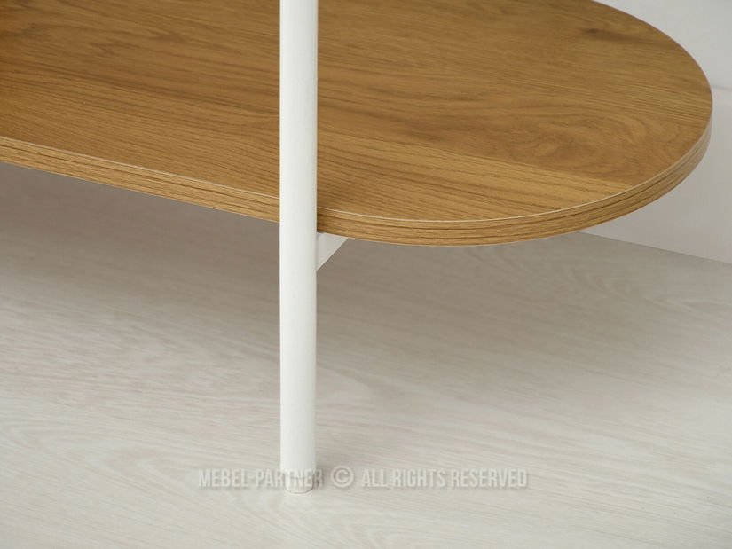 Regál Linde (tölgy + fehér)