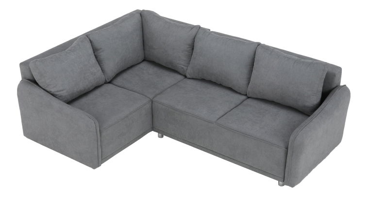 Rohová sedačka Lerat (sivá) (L)