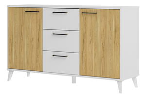 Komoda Barilus 45 (orech americký byant + biela)