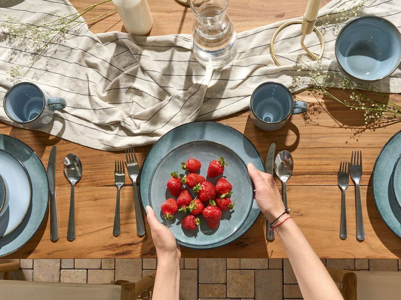 Edénykészlet 16 db . Junza (kék)