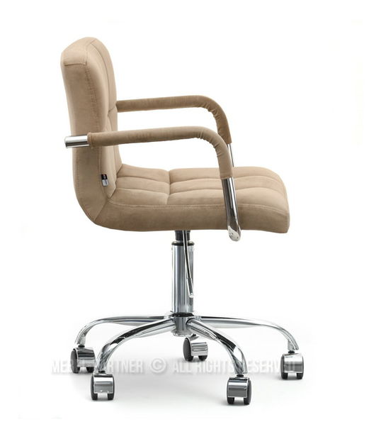 Stolička Elita (béžová + chrómová)