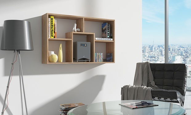 Poličkový systém Denny A dub sonoma svetlý