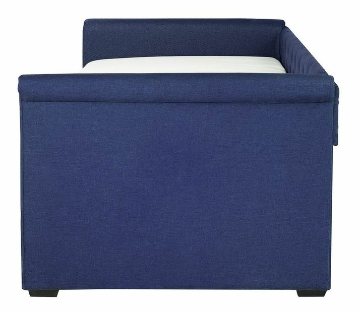 Pat extensibil 90 cm LISABON (cu somieră) (albastru)