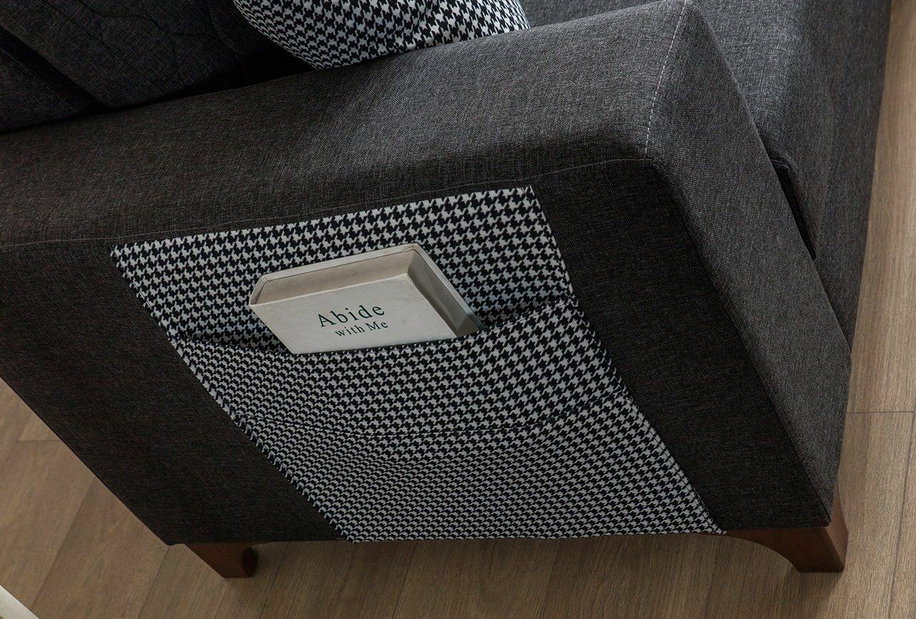 Rohová sedačka Lofty (antracit)