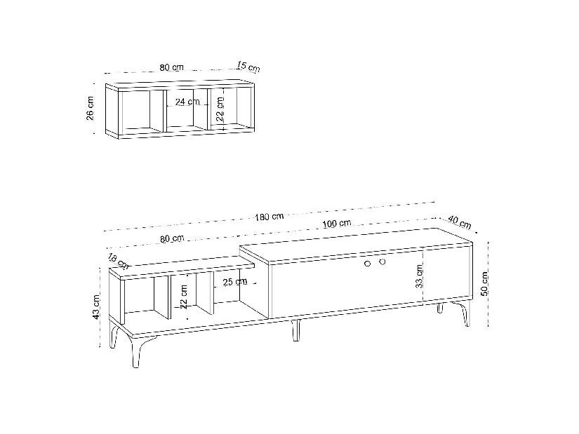 Mobilier living Mamati (stejar) 