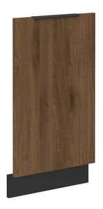 Beépített mosogatógép ajtó Monzesa ZM 713x446 (okapi dió + fekete) 