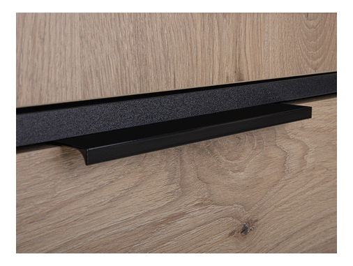 Comodă Pengasa 2D3S (Negru + Stejar viking) 