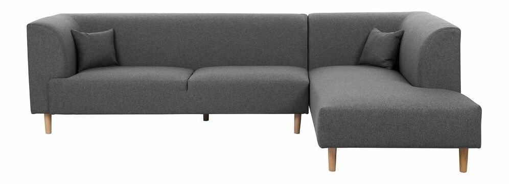 Kutna garnitura Ludvik (tamno siva) (D)