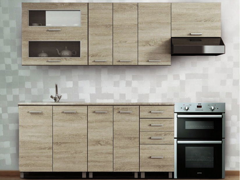 Kuchyňa Antonio 240 cm dub sonoma