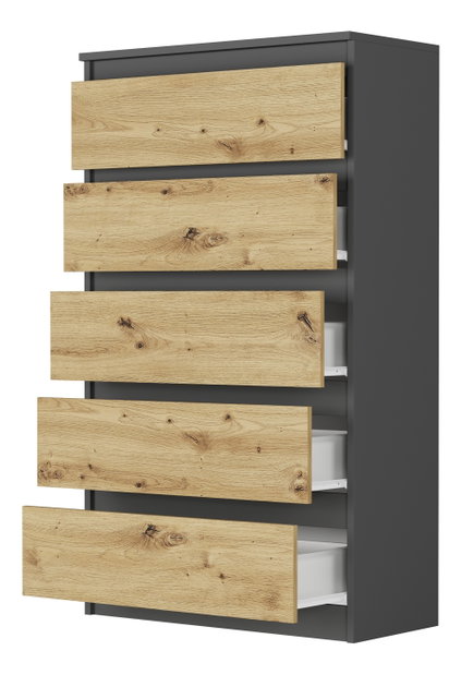 Komoda Rafort (antracit + artisan)