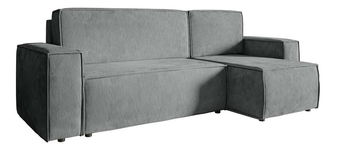 Colțar Copenhagen L  (cenușiu + negru)