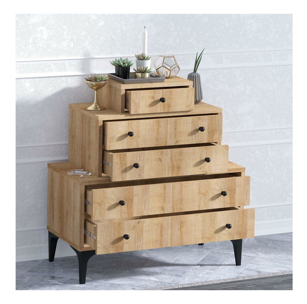 Comodă Aliex 7 (stejar)