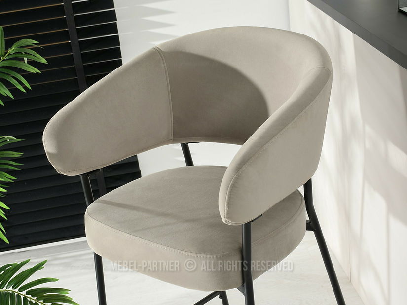 Scaun bar Coordiano (bej + negru)