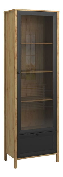 Vitrin Bruselas (tarany craft (tölgy + fekete)