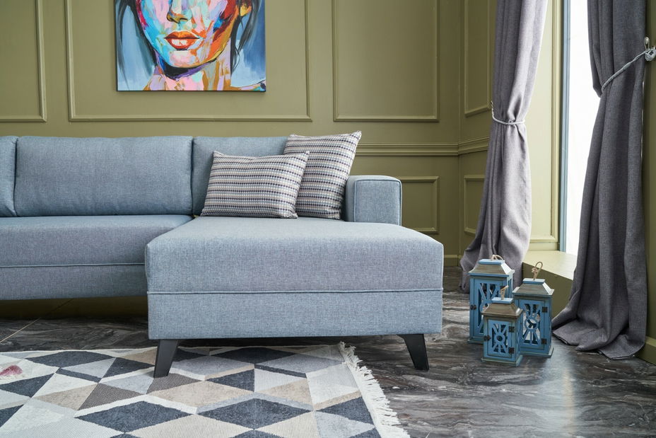 Rohová sedačka Enfant (Modrá)