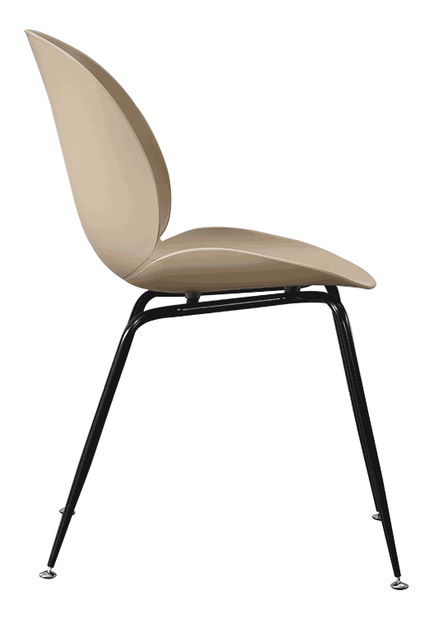 Scaun de sufragerie Ikaite (bej + negru)